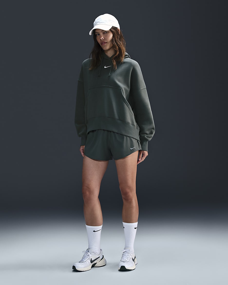 Nike women's sportswear oversized essential pullover hoodie sale